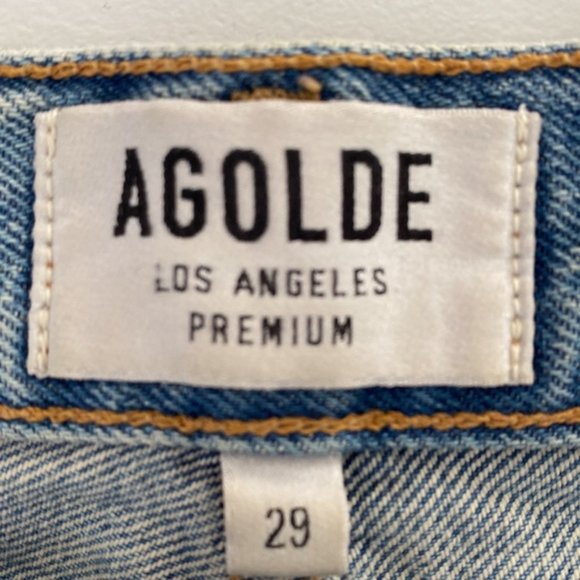 ❗️SOLD❗️Agolde Distressed Jamie High Rise Classic in Dakota Jeans Size 29 - Picture 6 of 8